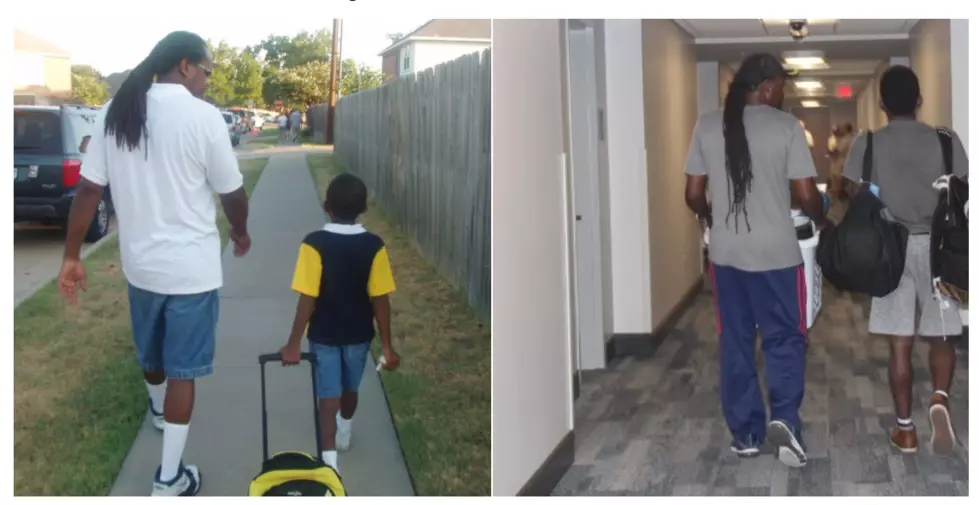 Plano, Texas Student Thanks Dad for Being By His Side.