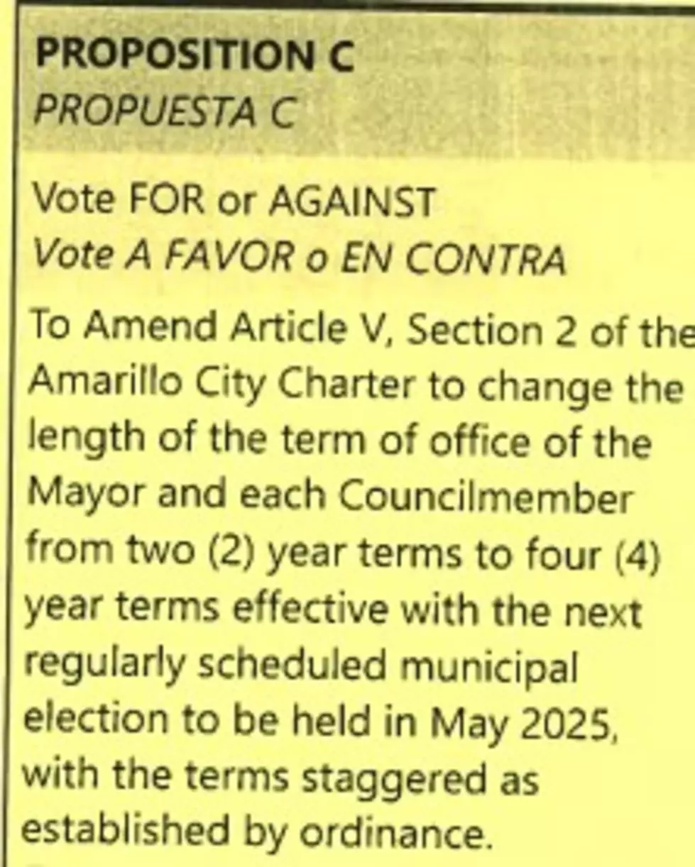 Breaking Down “Proposition C” In Amarillo Into Layman’s Terms